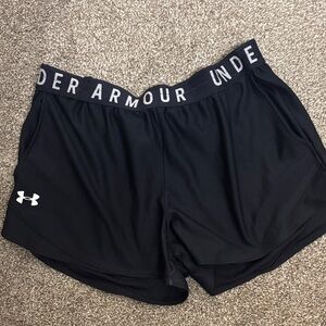 Under Armour Women's Black Athletic Shorts